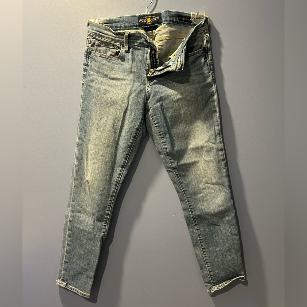 LUCKY light rinse ankle jeans